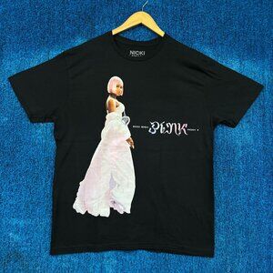 Nicki Minaj Pink Friday 2 Album Tour Barbie Poster Rap Tee L